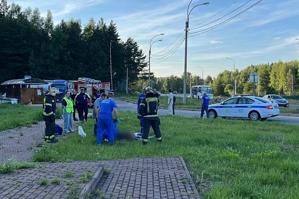 46-летний мотоциклист попал в ДТП у аэродрома в Иванове
